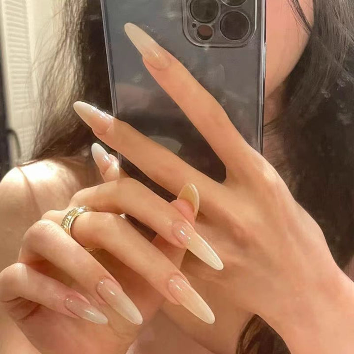 Decorative Crystal-Embellished Press-On Nails Bowlift