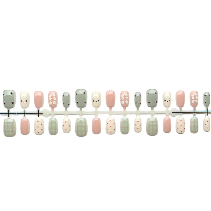 Creative Themed Press-On Nail Art Set Bowlift