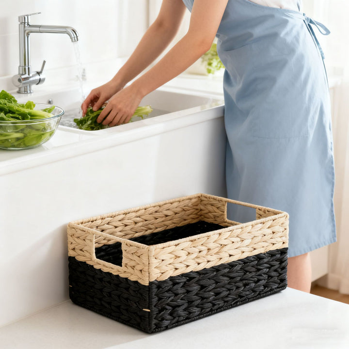 Decorative Woven Storage Tray Bowlift