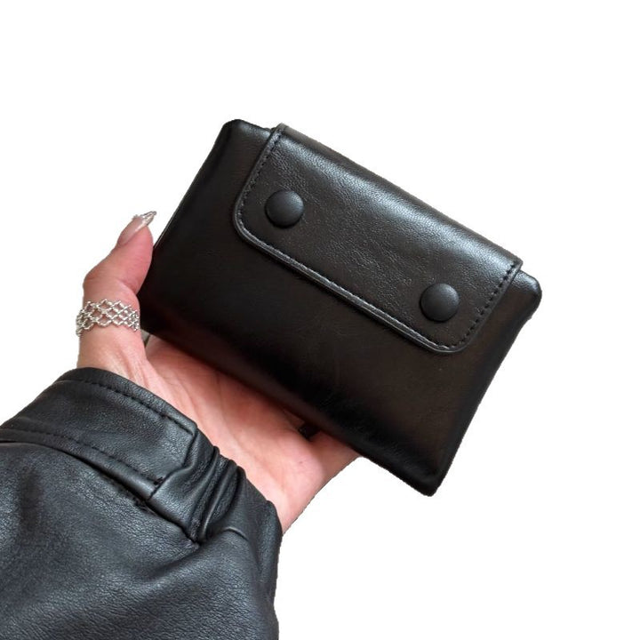 Stylish Compact Leather Cardholder Bowlift