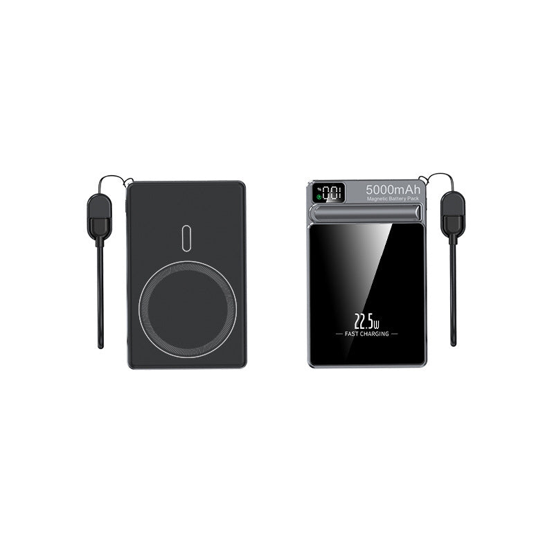 Portable power bank with wireless charging function from Bowlift