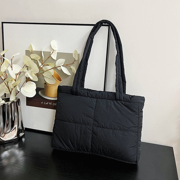 Stylish Quilted Tote Bag Bowlift