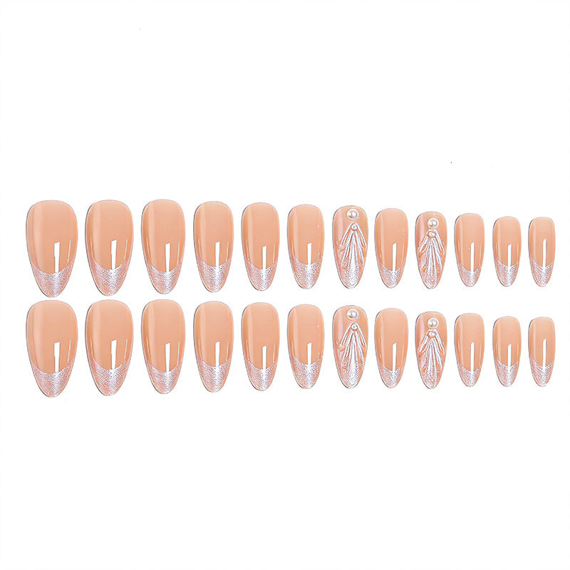 Artificial nail set with elegant 3D design Bowlift