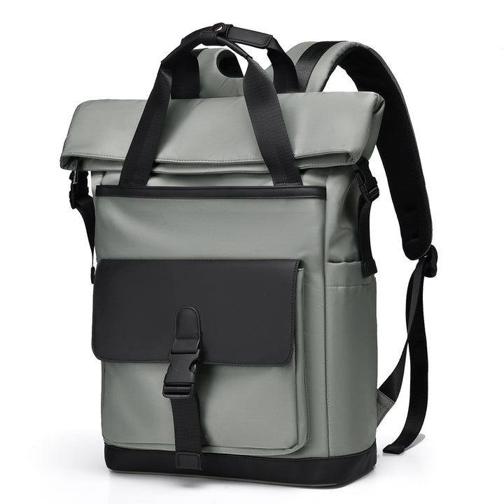 Modern Roll-Top Waterproof Backpack Bowlift
