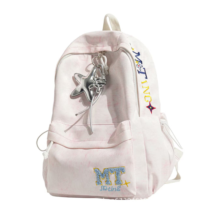 Casual Embroidered Daypack Bowlift
