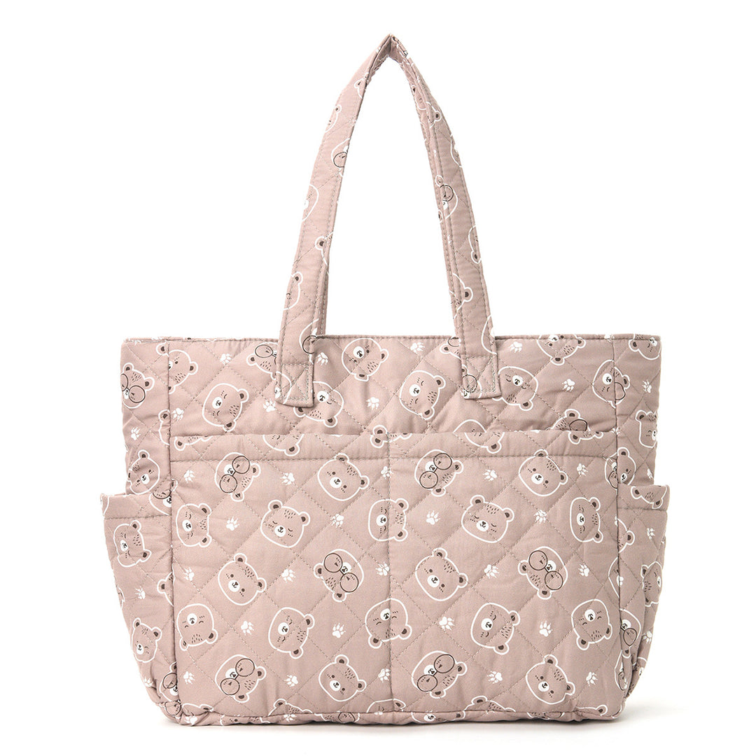 Practical cotton bag with cute bear motif Bowlift