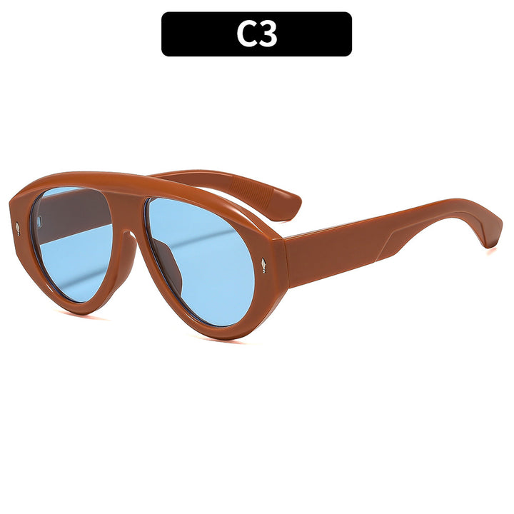 Stylish Clear Lens Sunglasses