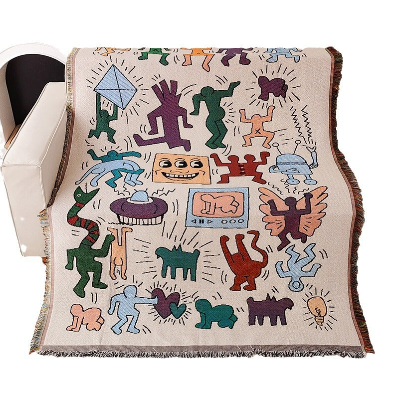 Whimsical Artwork Throw Blanket