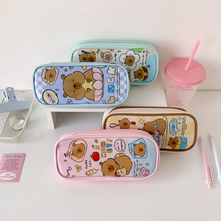 Cute Bear-Themed Pencil Case Bowlift
