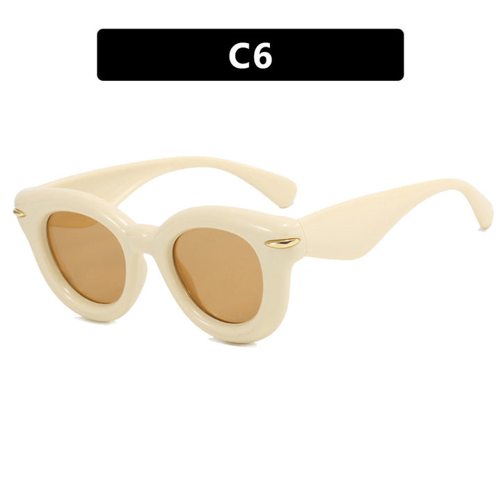 Women Cat-Eye Sunglasses with extravagant frame and protective UV protection Bowlift