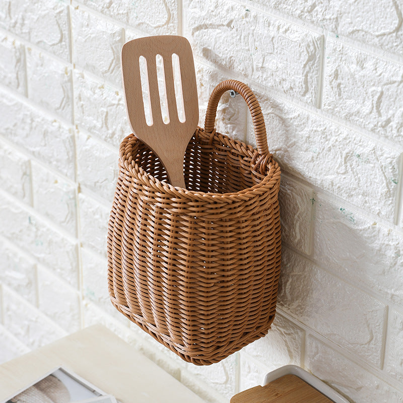 Handcrafted Eco-Friendly Woven Storage Basket Bowlift