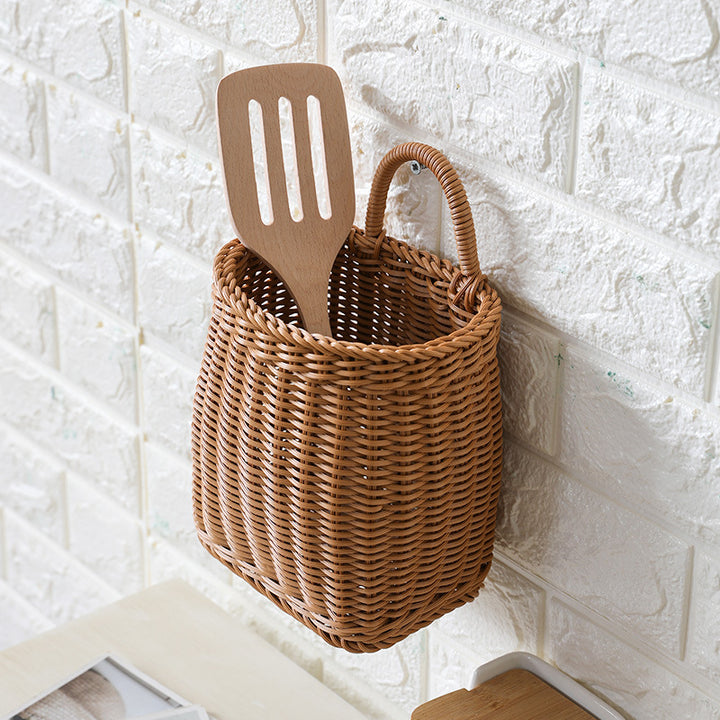 Handcrafted Eco-Friendly Woven Storage Basket Bowlift