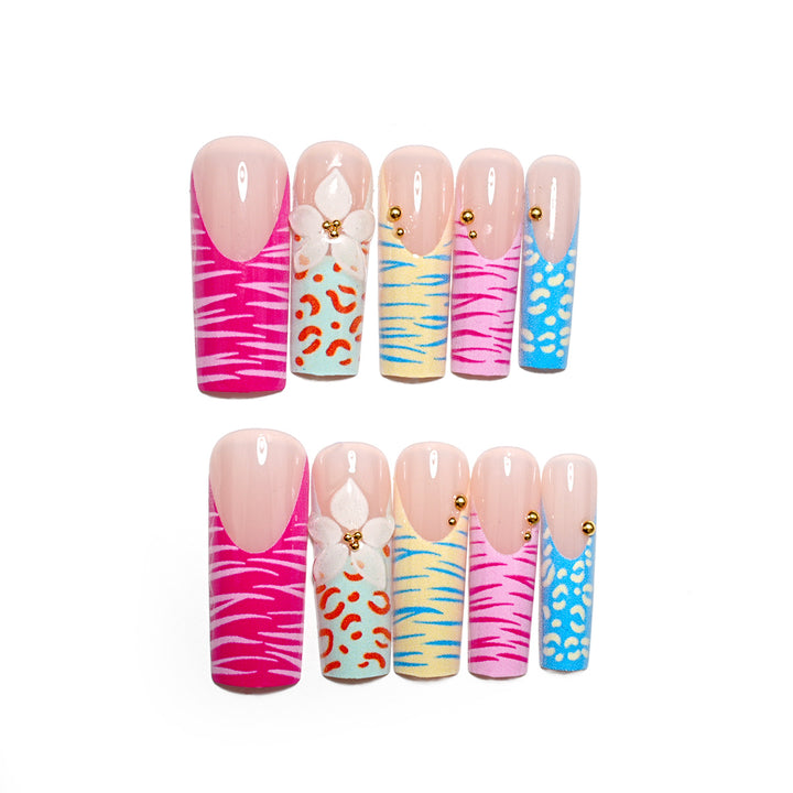 Artistic Press-On Nail Set