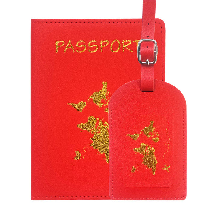 Women's Passport Holder and Luggage Tag Set Bowlift