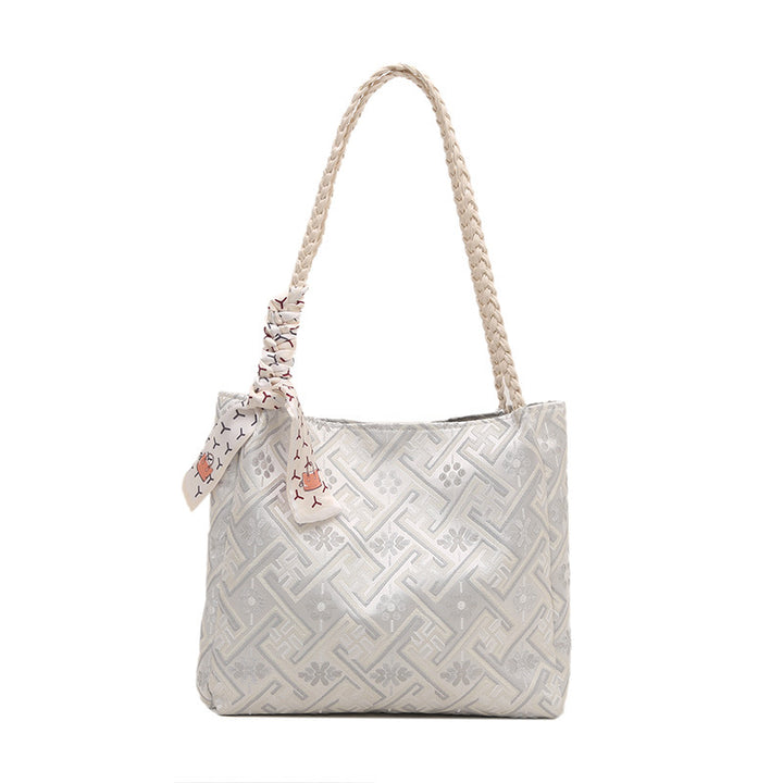 Elegant Patterned Tote Bag Bowlift