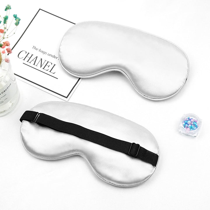 Unisex nan luxurious satin sleep mask with anatomical contour and adjustable elastic band Bowlift
