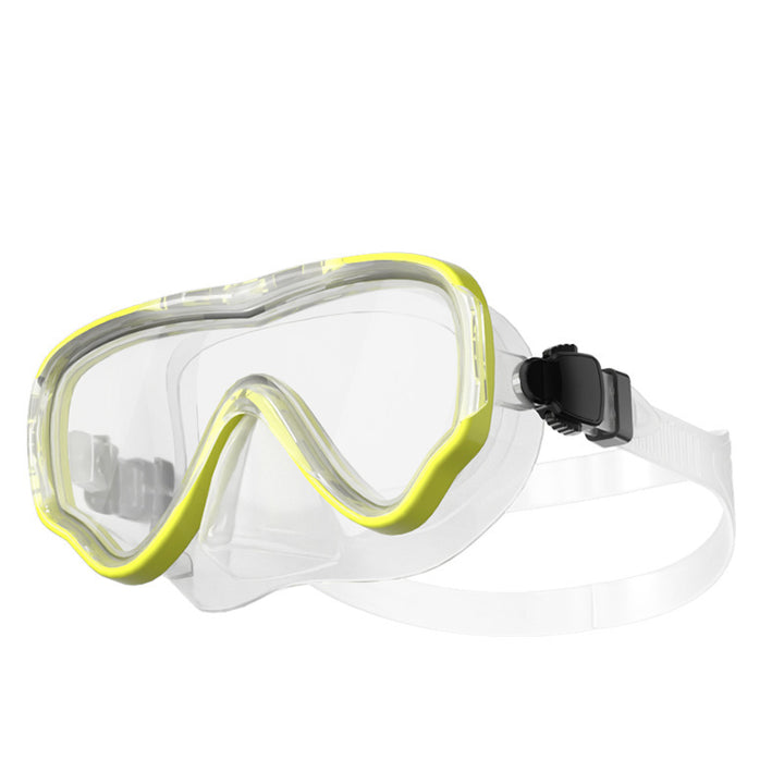 Diving mask with comfortable silicone cover Bowlift