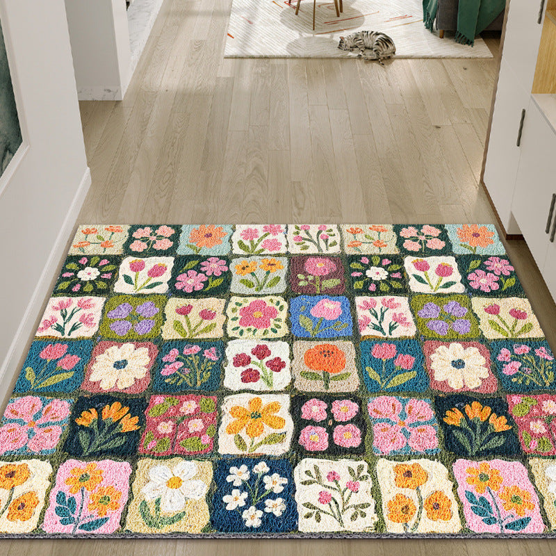 Floral Patchwork Area Rug Bowlift