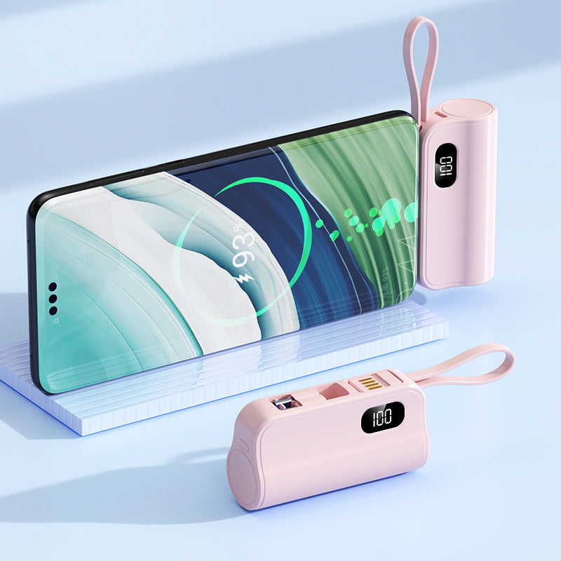 Mini Power bank with fast charging connection and versatile functions Bowlift