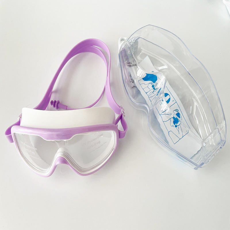 Professional swimming mask with anti-fog technology Bowlift