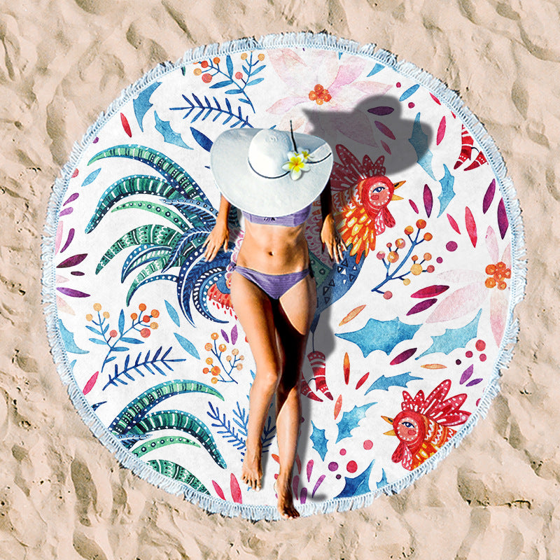Rundstrand towel with unique sunset design Bowlift