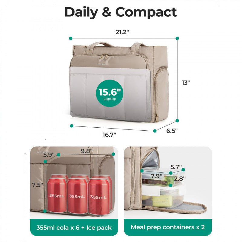 Versatile cooler bag with intelligent organization system Bowlift