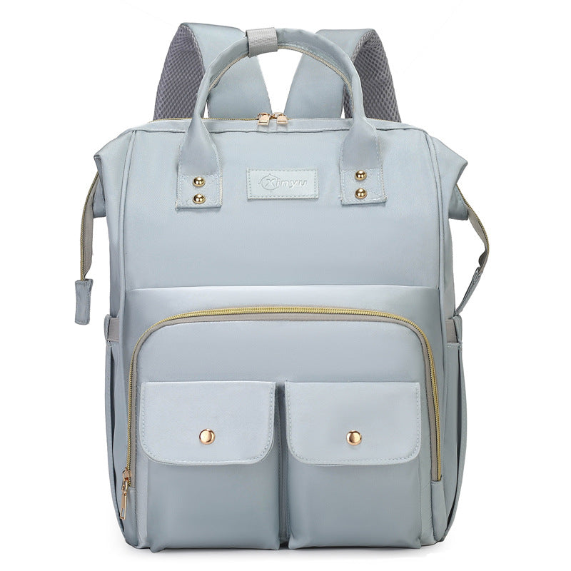 Stylish Multi-Pocket Diaper Backpack Bowlift