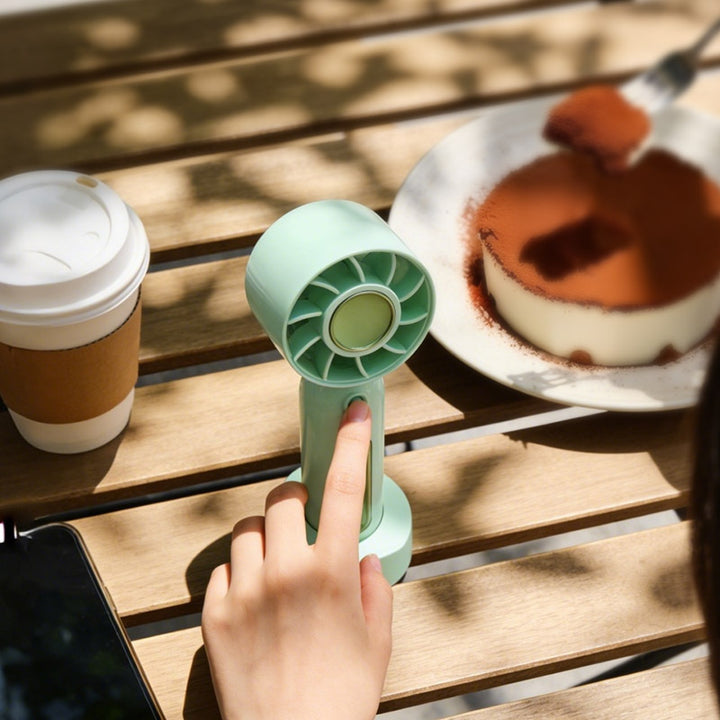 Women's Portable Battery Handheld Fan with Innovative Cooling Technology Bowlift