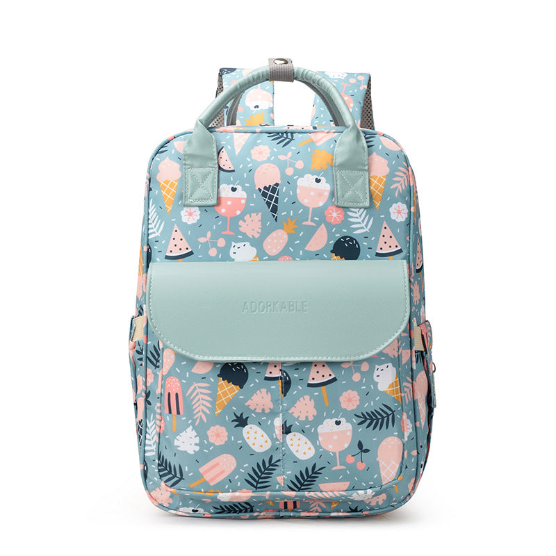 Cat Print Backpack Bowlift