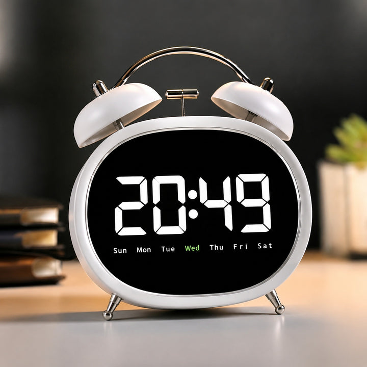 Digital Bluetooth table clock with large digits Bowlift