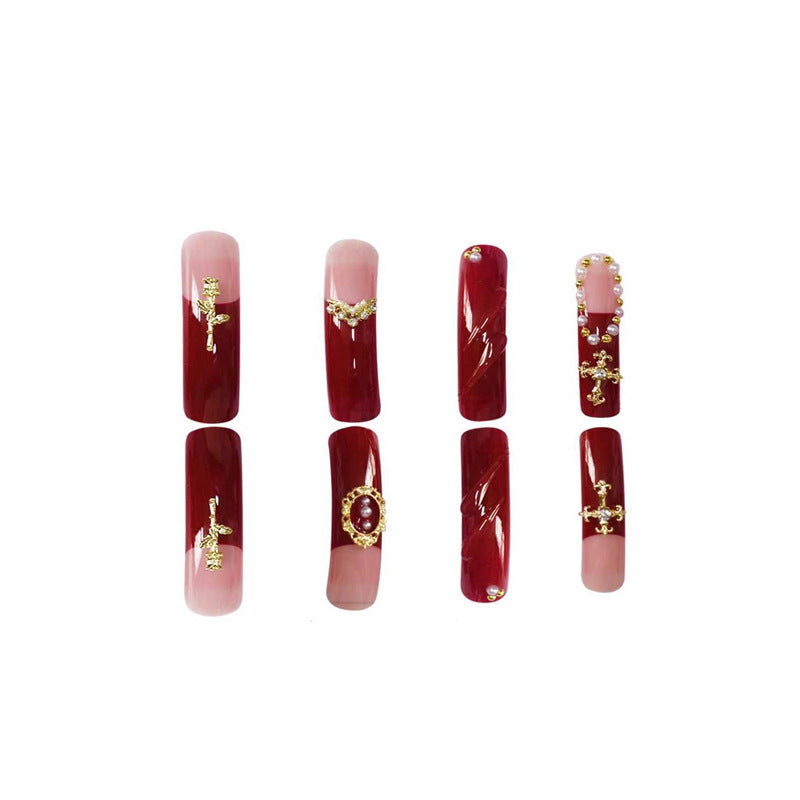 Artistic Decorative Press-On Nails Bowlift
