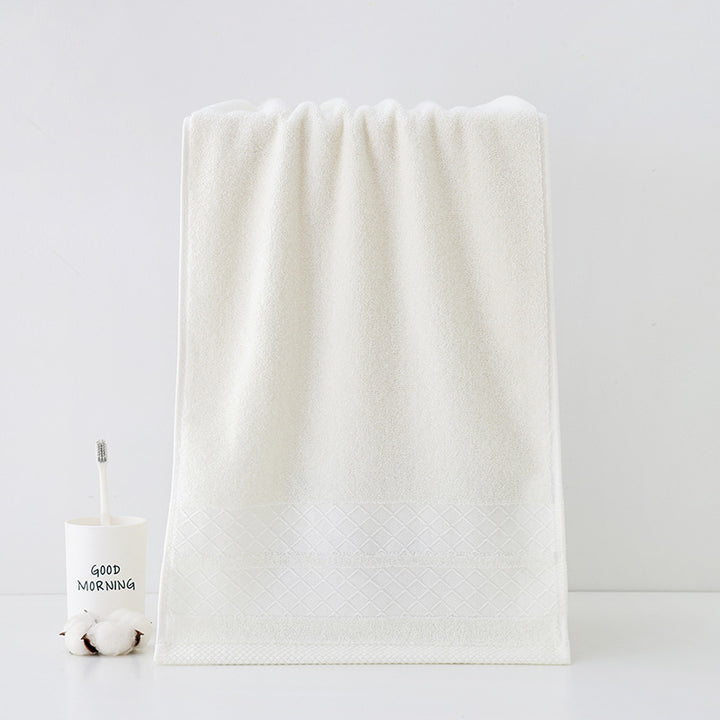 Elegant and Luxurious Terry Bath Towel with Fine Border Bowlift