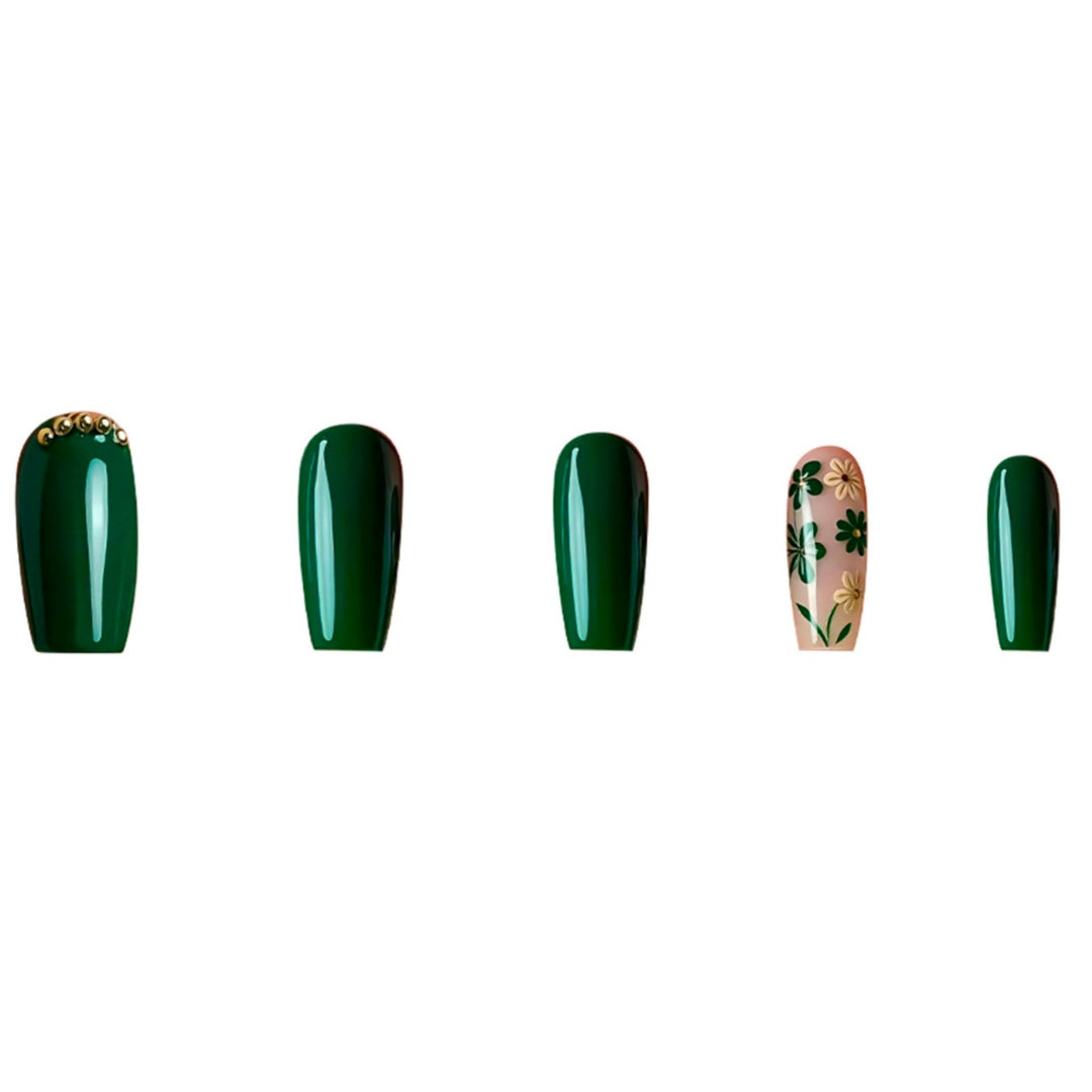 Botanical Nail Art Press-On Set Bowlift