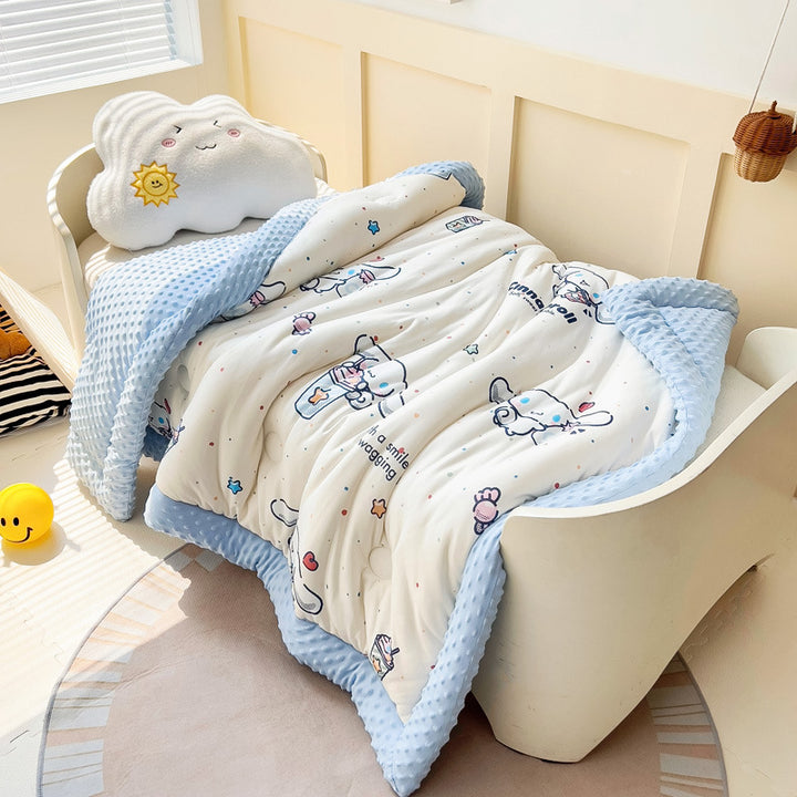 Girls cuddly blanket with versatile animal motif Bowlift