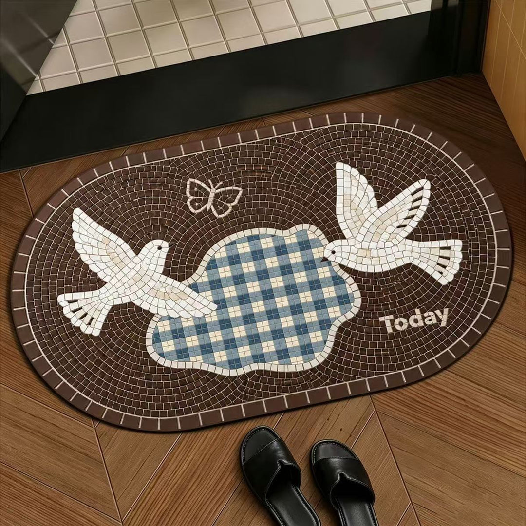Decorative Mosaic Doormat Bowlift