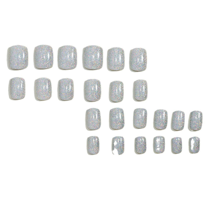 DIY Glitter Press-On Nails Bowlift