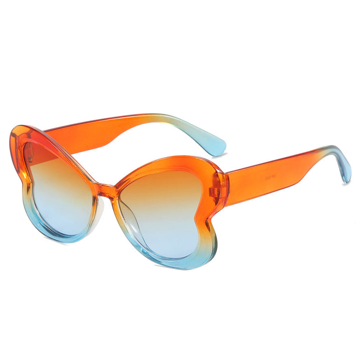 Women's oversized sunglasses in playful butterfly design Bowlift