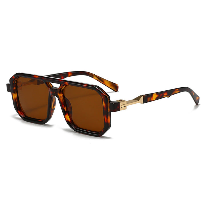 Ladies stylish oversized sunglasses with geometric frame Bowlift