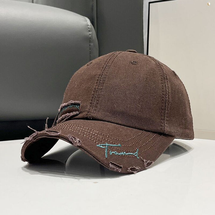Unisex Distressed Graphic Baseball Hat Bowlift