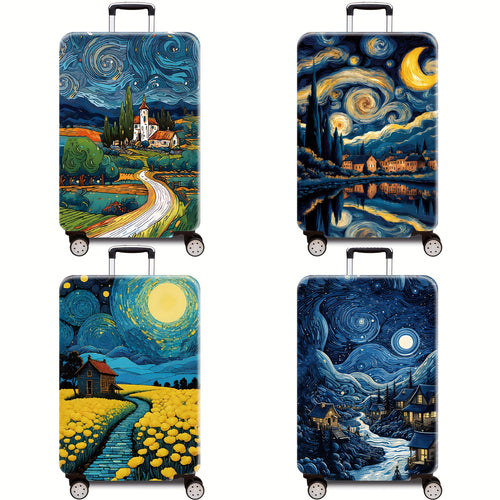Artistic Inspired Hard Shell Luggage Bowlift