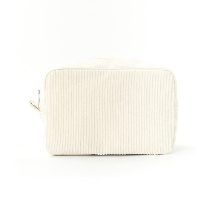 Cosmetic Organizer Bag Made of Textured Material Bowlift