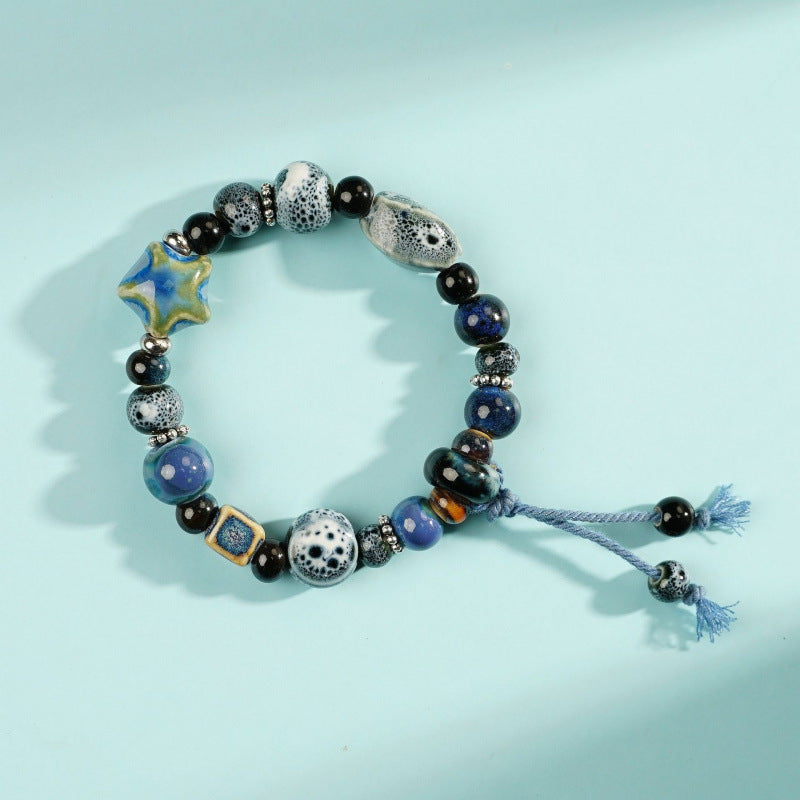 Heart-Shaped Beaded Bracelet Bowlift