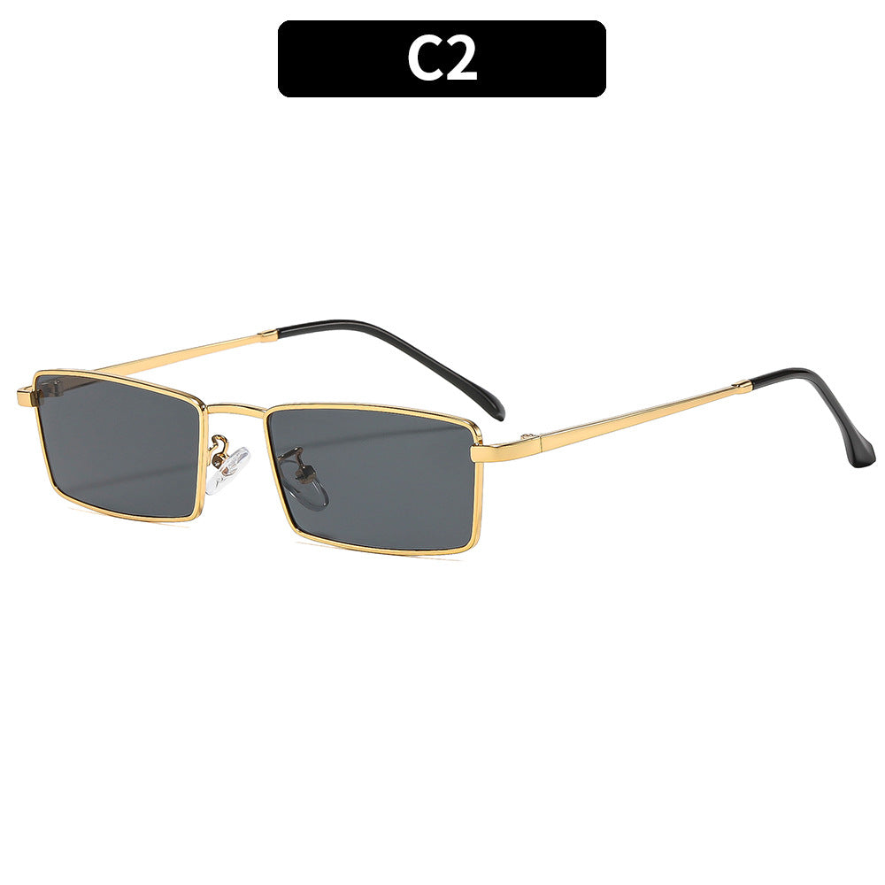 Vintage-Inspired Rectangle Sunglasses