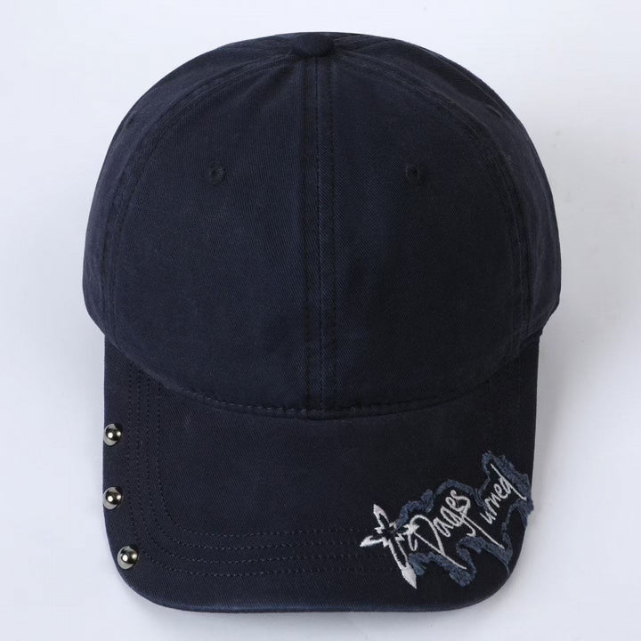 Women's Embroidered Adjustable Baseball Cap Bowlift