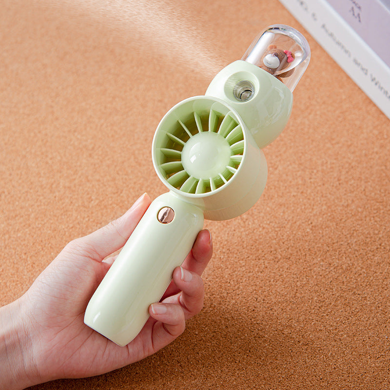 Ladies portable mini fan in cute animal design Bowlift