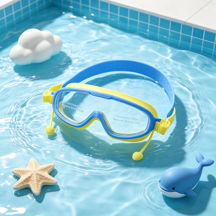 Children's Comfort-Fit Swim Goggles Bowlift