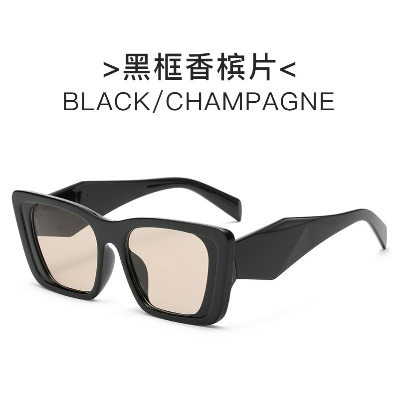 Women geometric oversized sunglasses Bowlift