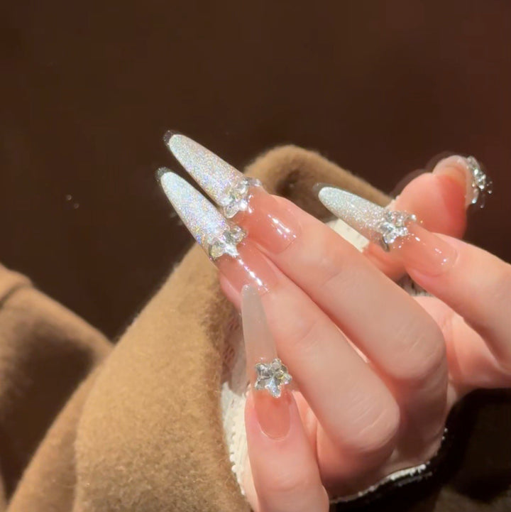 Glamorous Acrylic Nail Set Bowlift