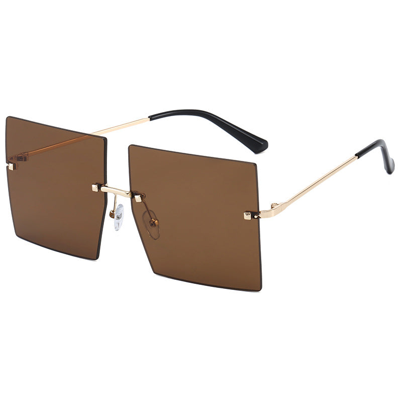 Women’s modern geometric sunglasses with filigree metal frame Bowlift
