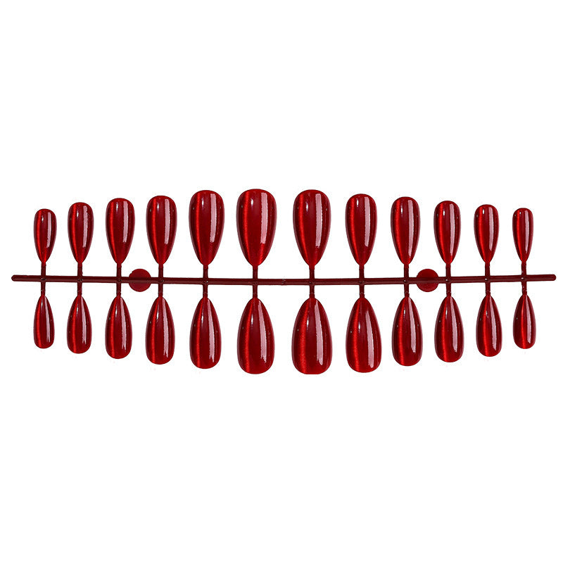 Acrylic nail set with glamorous design and flexible shape Bowlift